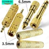 3.5mm to 6.5mm 6.35mm Male to Feamle Audio Cable Adapter 6.5 6.35 Jack To Plug 3.5 Jack Stereo AUX Converter Amplifier