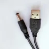 1M USB Port To 5.5 x 2.1mm 5V DC Barrel Jack Power Cable Connector For Small Electronics Devices Promotion Hot